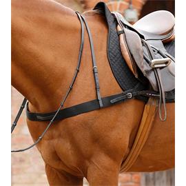 Poprsník Premier Equine Zimella Elastic, černý, vel. Full