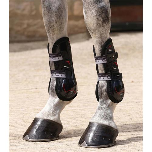 Přední chrániče Premier Equine ArmorX Lite, černé - vel. Cob Chrániče přední Premier Equine ArmorX Lite, černé, vel. Cob