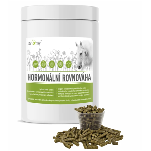Doplněk pro koně Dromy Hormonální rovnováha, 1,5kg Doplněk pro koně Dromy Hormonální rovnováha, 1,5kg