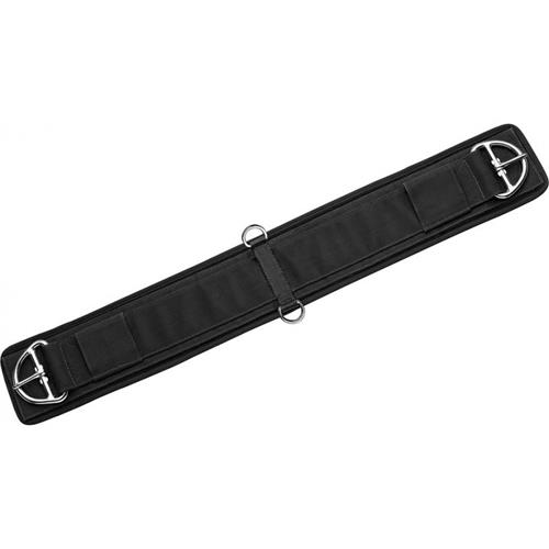 Westernový podbřišník s neoprenem Equitheme - černý, 85 cm