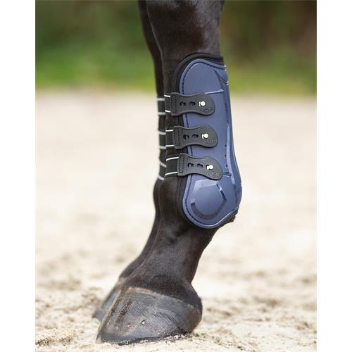 Přední chrániče QHP Champion, tmavě modré - vel. Cob Tendon boots Champion