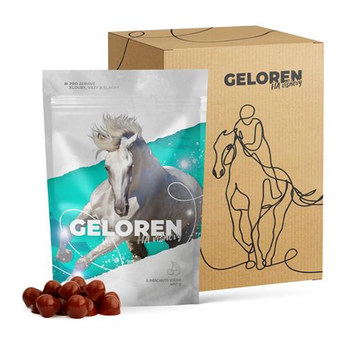 Geloren Horse - kloubní výživa pro koně, 180 tbl - višeň Geloren Horse - kl. výživa pro koně, višeň, 180 tbl.