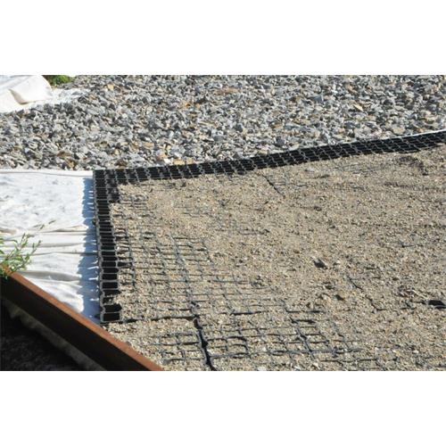 Zatravňovací dlaždice 33 x 33 x 5 cm, stěna 5 mm, černá - 1 ks Zatravňovací dlaždice 33 x 33 x 5 cm, stěna 5 mm, černá, 9 ks do 1 m2