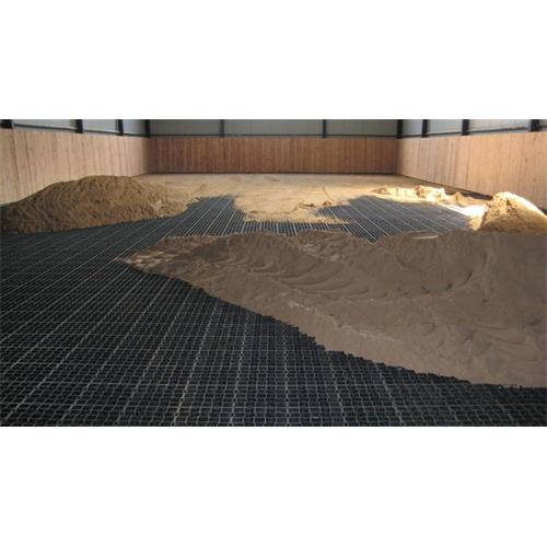 Zatravňovací dlaždice 33 x 33 x 5 cm, stěna 5 mm, černá - 1 ks Zatravňovací dlaždice