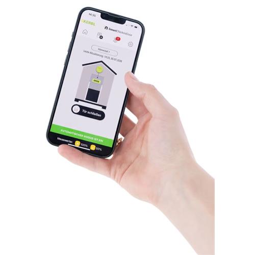 Automatické otevírání a zavírání kurníku Kerbl Duo Smart WiFi Automat pro otevírání kurníku Kerbl Duo Smart WiFi