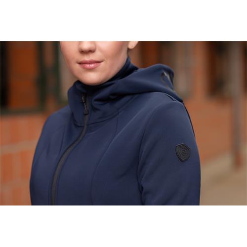 Dámská mikina Covalliero AW 2025/26 Hoodie, modrá - vel. M Mikina Covalliero Hoodie AW 25/26, modrá, vel. M