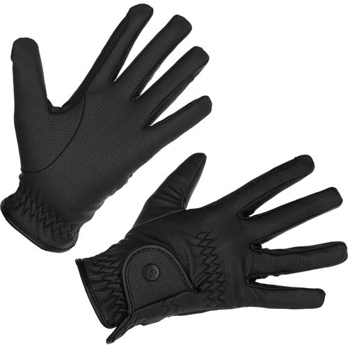 Zimní jezdecké rukavice Covalliero AW 2025/26, černé - vel. M