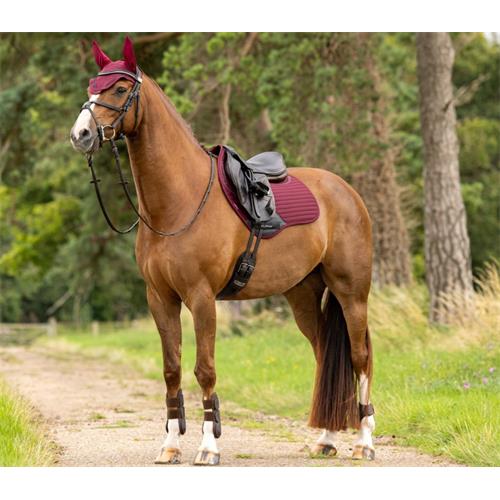 Podsedlová dečka LeMieux Anti Slip, vínová, VS Podsedlová dečka LeMieux Anti Slip, vínová, VS