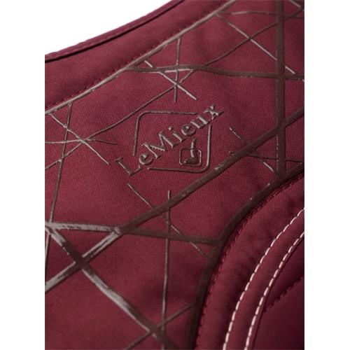 Podsedlová dečka LeMieux Anti Slip, vínová, VS Podsedlová dečka LeMieux Anti Slip, vínová, VS