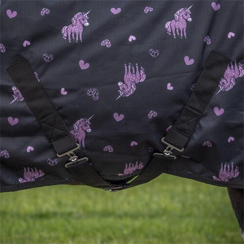 Nepromokavá deka Lize QHP AW 25/26, 100g, fialová - vel. 90/125 cm
