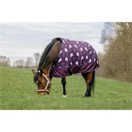 Nepromokavá deka Equithéme Unicorn, 220 g, fialová