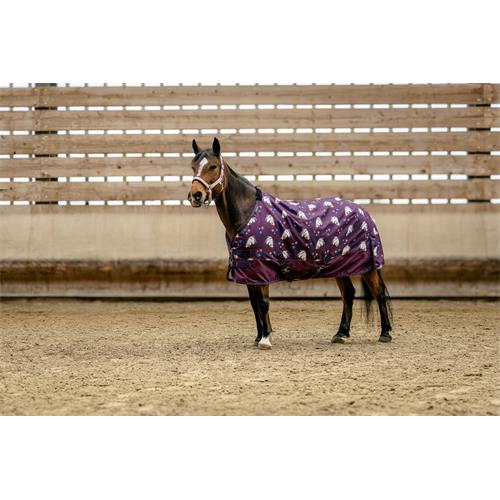 Nepromokavá deka Equithéme Unicorn, 220 g, fialová - vel. 105 cm Nepromokavá deka Equithéme Unicorn AW 25/26, 220 g, vel. 105 cm