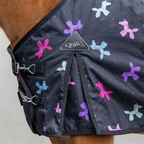 Nepromokavá deka QHP Isalyn Unicorn Dream, AW 26/27, 100g - vel. 145/195 cm Deka neprom. QHP, 100g, Unicorn Dream, vel. 145/195 cm, AW 26/27