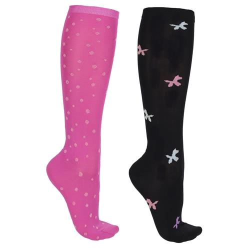 Dětské jezdecké podkolenky QHP Isalyn, 2ks, AW 26/27, Unicorn - vel. 31-34 Jezdecké podkolenky QHP Isalyn Unicorn, AW 26/27, vel. 31-34