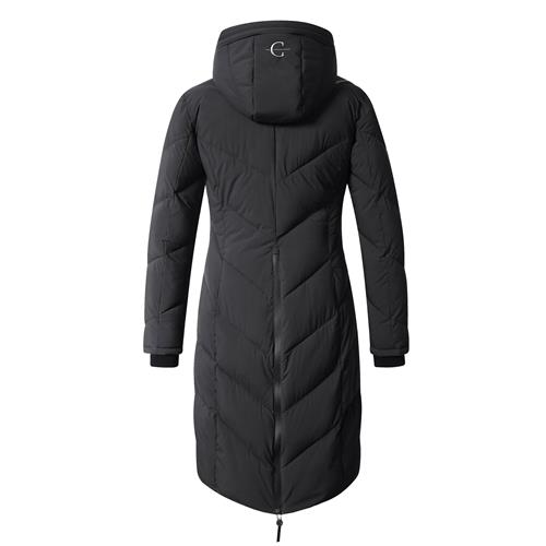 Dámský zimní kabát Covalliero AW 26/27, černý - vel. L Dámský kabát Covalliero, černý, vel. L, AW 26/27