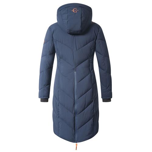 Dámský zimní kabát Covalliero AW 26/27, modrý - vel. L Dámský kabát Covalliero, modrý, vel. L, AW 26/27