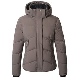 Dámská zimní bunda Covalliero AW 26/27, hnědá