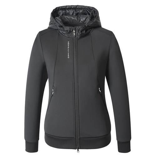Dámská bunda Covalliero Hoodie, AW 26/27, černá - vel. S Bunda Covalliero Hoodie Jacket, černá, vel. S, AW 26/27
