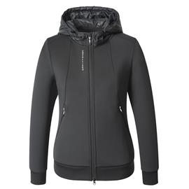 Dámská bunda Covalliero Hoodie, AW 26/27, černá
