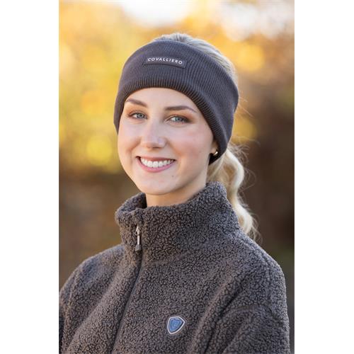 Čelenka Covalliero Knitted, AW 26/27 - hnědá Čelenka Covalliero Knitted, hnědá, AW 26/27
