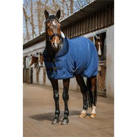 Odpocovací deka Equithéme Melange, AW 26/27, modrá