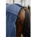 Odpocovací deka Equithéme Melange, AW 26/27, modrá - vel. 155 cm Odpocovací deka Equitheme Melange AW 26/27, modrá, vel. 155