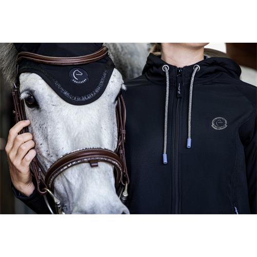 Dámská softshellová bunda Equithéme Victoria, AW 26/27, černá - vel. S Dámská bunda Equitheme Victoria, softshell, AW 26/27, černá, vel. S