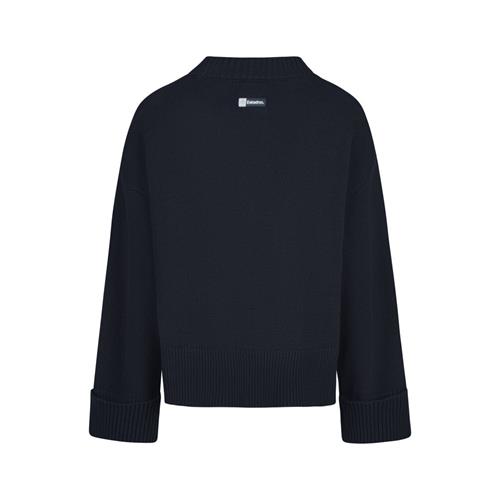 Dámský svetr Eskadron KNIT Dynamic, AW 26/27, modrý s nápisem - vel. S Dámský svetr Eskadron KNIT Dynamic, AW 26/27, modrý, vel. S