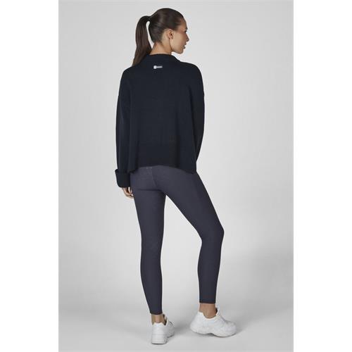 Dámský svetr Eskadron KNIT Dynamic, AW 26/27, modrý s nápisem - vel. S Dámský svetr Eskadron KNIT Dynamic, AW 26/27, modrý, vel. S