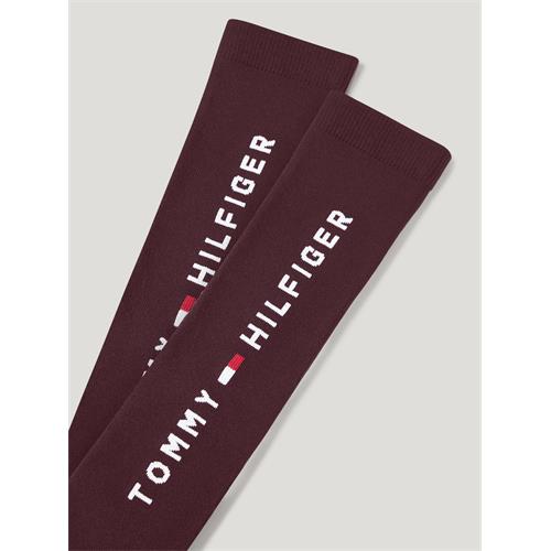 Jezdecké podkolenky Tommy Hilfiger Clifton, AW 26/27, vínové, vel. 39/42 Jezdecké podkolenky Tommy Hilfiger Clifton, AW 26/27, vínové, vel. 39/42