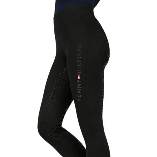 Dámské jezdecké legíny Tommy Hilfiger Elmira, černé - vel. M Dámské leginy Tommy Hilfiger Elmira, černé, vel. M