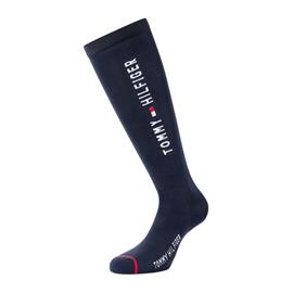 Jezdecké podkolenky Tommy Hilfiger Clifton, AW 26/27, modré, vel. 39/42