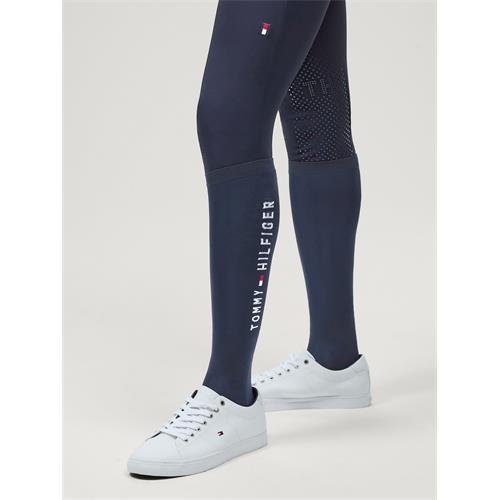 Jezdecké podkolenky Tommy Hilfiger Clifton, AW 26/27, modré, vel. 39/42 Jezdecké podkolenky Tommy Hilfiger Clifton, AW 26/27, modré, vel. 39/42