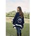Pončo Tommy Hilfiger Greenwood, AW 26/27, modré, UNI Pončo Tommy Hilfiger Greenwood, AW 26/27, modré, UNI