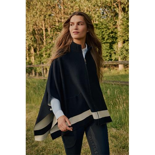 Pončo Tommy Hilfiger Greenwood, AW 26/27, modré, UNI Pončo Tommy Hilfiger Greenwood, AW 26/27, modré, UNI