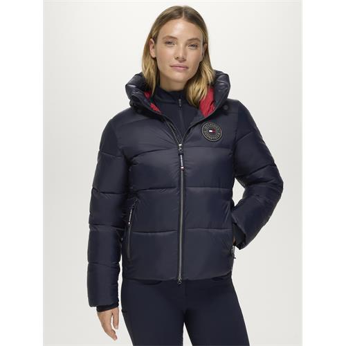 Dámská zimní bunda Tommy Hilfiger Glendale, AW 26/27, modrá - vel. S Dámská bunda Tommy Hilfiger Glendale, AW 26/27, modrá, vel. S