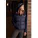 Dámská zimní bunda Tommy Hilfiger Glendale, AW 26/27, modrá - vel. S Dámská bunda Tommy Hilfiger Glendale, AW 26/27, modrá, vel. S