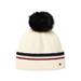 Čepice Tommy Hilfiger Dean Pom Pom, AW 26/27, krémová Čepice Tommy Hilfiger Dean Pom Pom, AW 26/27, krémová