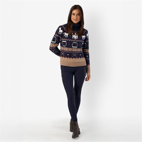 Dámský svetr HVP Every, AW 26/27, modrý - vel. L Dámský svetr HVP Every, AW 26/27, modrý, vel. L