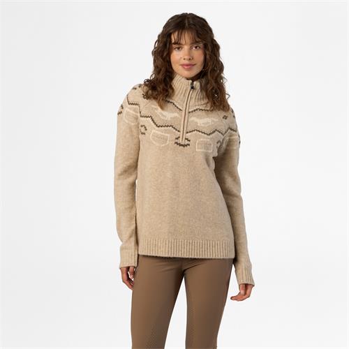 Dámský svetr HVP Josie, AW 26/27, béžový - vel. S Dámský svetr HVP Josie, AW 26/27, natural, vel. S