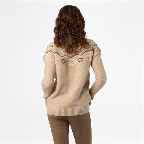 Dámský svetr HVP Josie, AW 26/27, béžový - vel. S Dámský svetr HVP Josie, AW 26/27, natural, vel. S