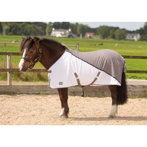 Síťovaná deka proti hmyzu HH Mesh, šedo-bílá - vel. 85/115 cm