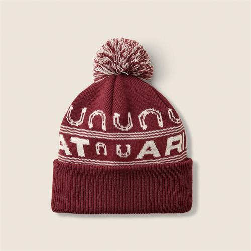 Zimní čepice Ariat Aprés Ski, AW 26/27, vínová Zimní čepice Ariat Aprés Ski, AW 26/27, vínová