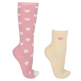 Jezdecké podkolenky QHP Lots of love, 2ks, AW 26/27, vel. 35-38