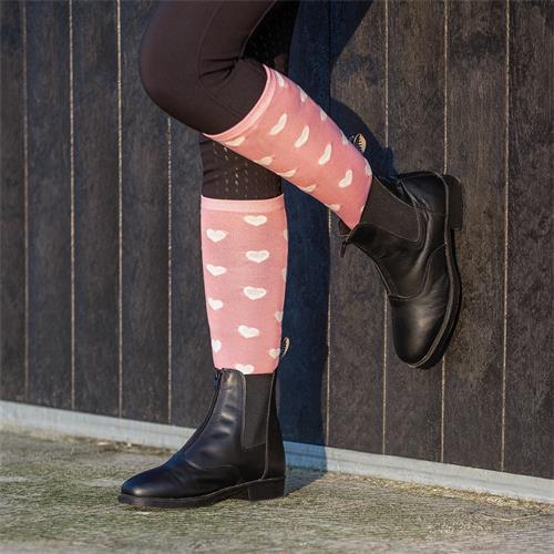 Jezdecké podkolenky QHP Lots of love, 2ks, AW 26/27, vel. 35-38 Jezdecké podkolenky QHP Lots of love, 2ks, AW 26/27, vel. 35-38