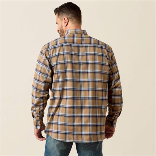 Pánská košile Ariat Rebar Flannel, khaki - vel. M Košile pánská pracovní Ariat Rebar Flannel, khaki, vel. M