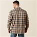 Pánská košile Ariat Rebar Flannel, khaki - vel. XL Košile pánská pracovní Ariat Rebar Flannel, khaki, vel. XL
