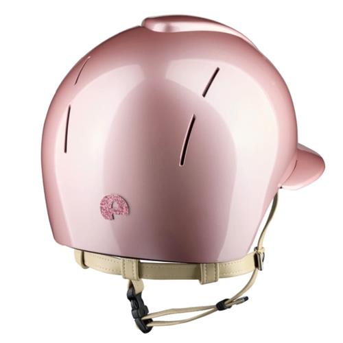 Bezpečnostní jezdecká přilba KEP Italia Smart Nova Star Pink, růžová - M, vel. 52 Přilba KEP Smart Nova Star Pink Polo, růžová, vel. M 52