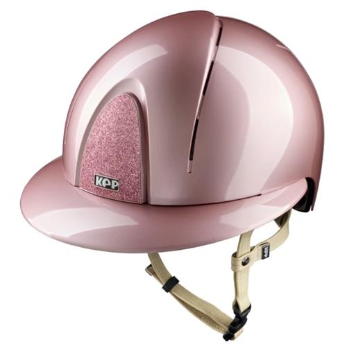 Bezpečnostní jezdecká přilba KEP Italia Smart Nova Star Pink, růžová - M, vel. 54 Přilba KEP Smart Nova Star Pink Polo, růžová, vel. M 54