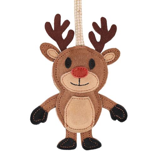Hračka kožená QHP Christmas Rudolph Hračka kožená QHP Christmas Rudolph